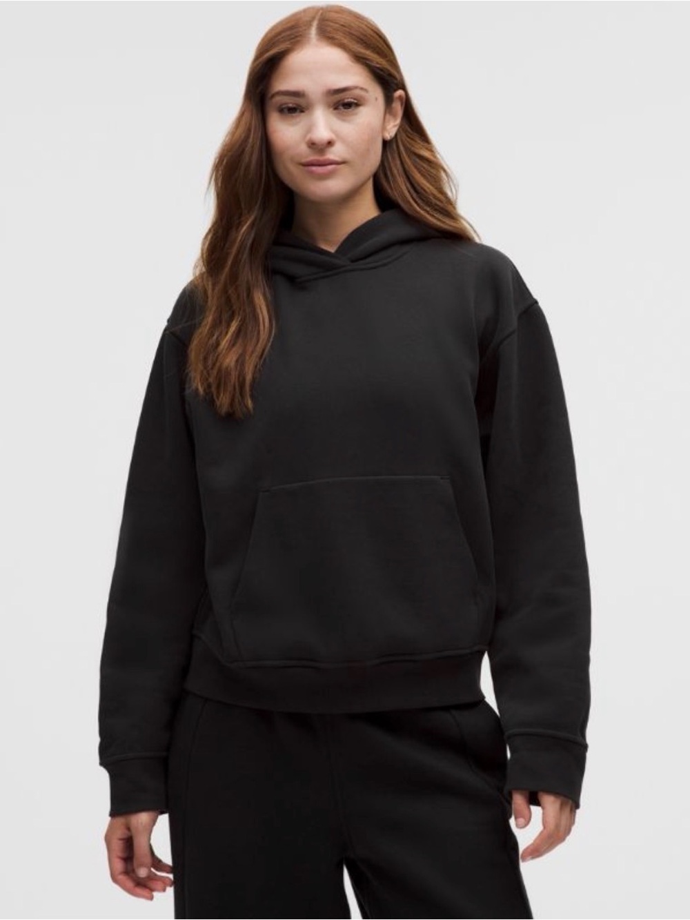 Lululemon Steady State Women’s Oversized Hoodie Black Size L NWT